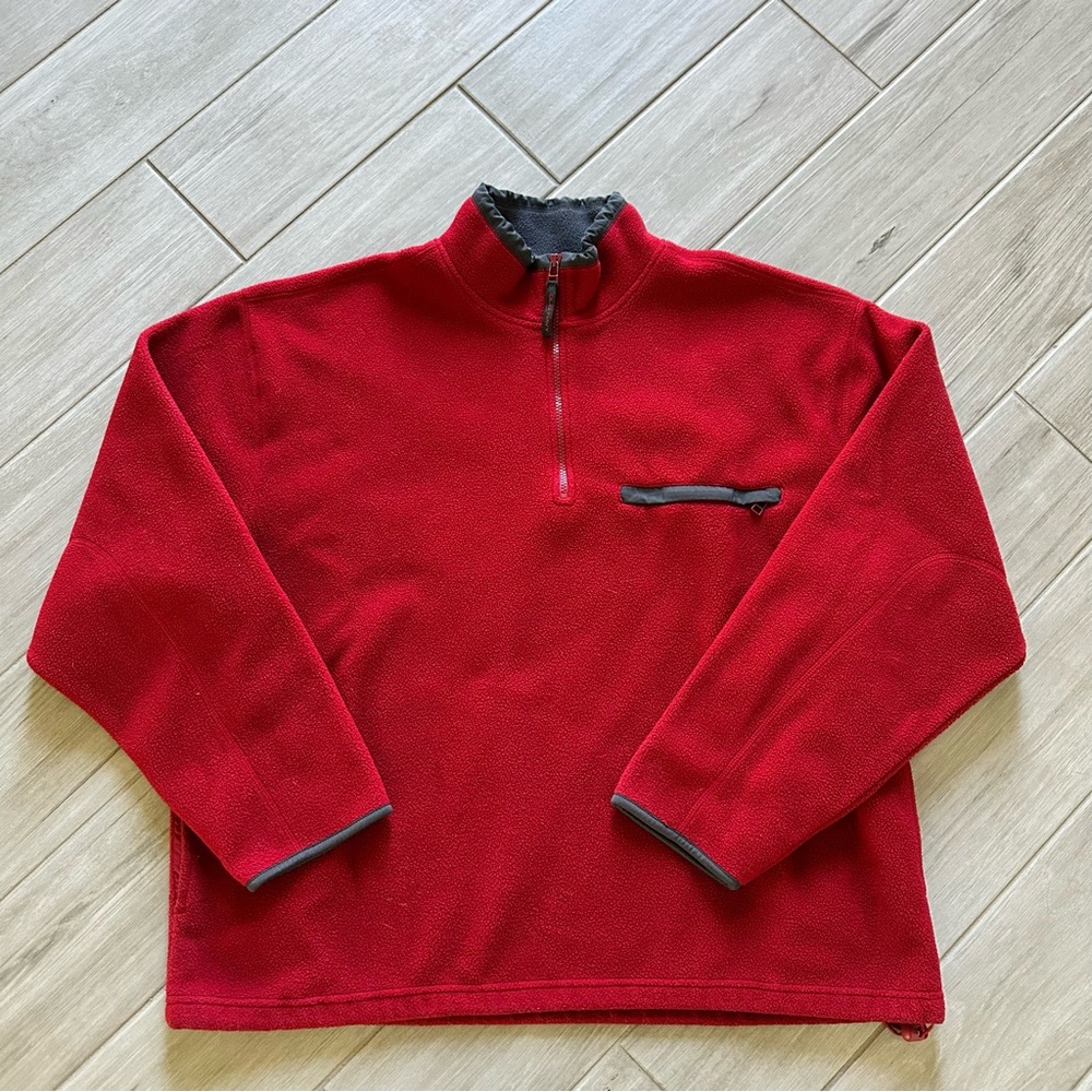 Vintage Old Navy 1/4 Zip Fleece Sweatshirt Y2K Men’s XL Pullover Jacket